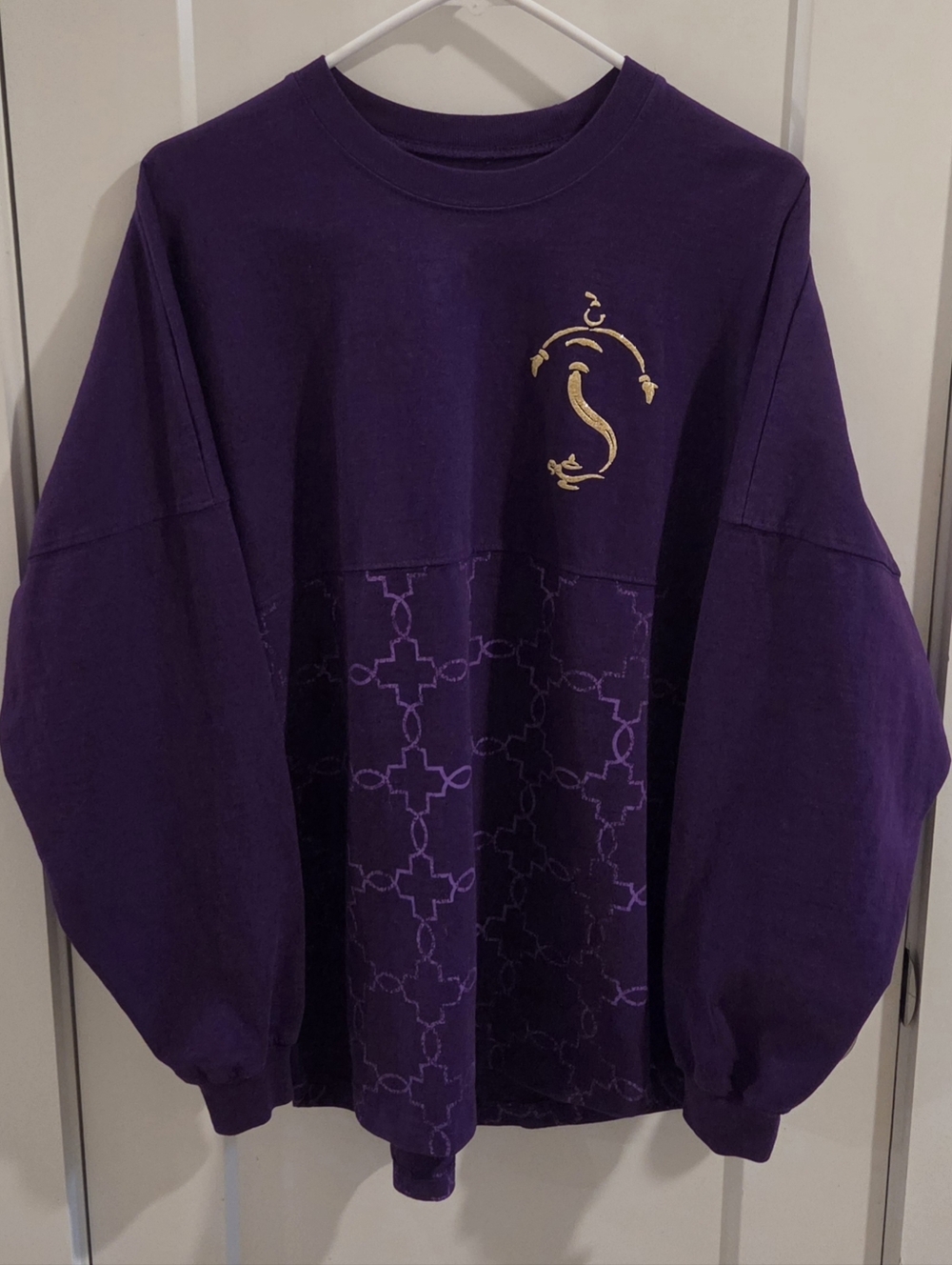 Spirit Disney Aladdin Collection Spirt Jersey - Purple & Gold - Size Medium